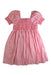 A Pink Short Sleeve Dresses from Paz Rodriguez in size 8Y for girl. (Back View)