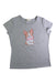 A Grey Short Sleeve T Shirts from Momonittu in size 10Y for girl. (Front View)