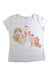 A White Short Sleeve T Shirts from Momonittu in size 10Y for girl. (Front View)