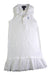 A White Sleeveless Dresses from Polo Ralph Lauren in size 6T for girl. (Front View)