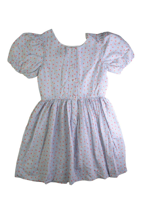 A Blue Short Sleeve Dresses from Polo Ralph Lauren in size 8Y for girl. (Back View)