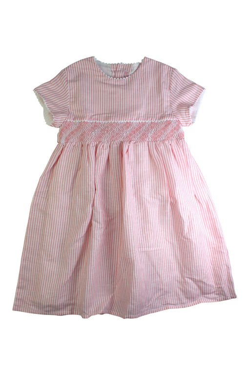 A Pink Short Sleeve Dresses from La Coqueta in size 9Y for girl. (Front View)