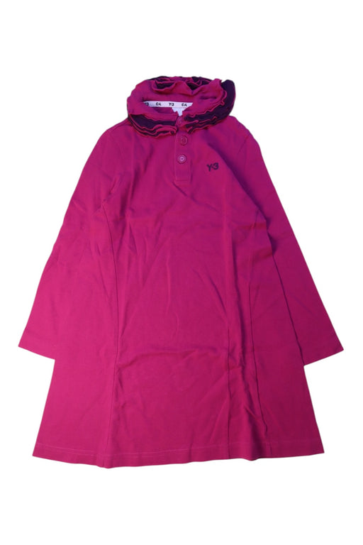 A Pink Long Sleeve Dresses from Adidas in size 6T for girl. (Front View)