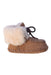 A Brown Booties from UGG in size Newborn for neutral. (Front View)