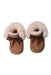 A Brown Booties from UGG in size Newborn for neutral. (Back View)