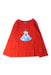 A Red Long Sleeve T Shirts from Jacadi in size 4T for boy. (Front View)