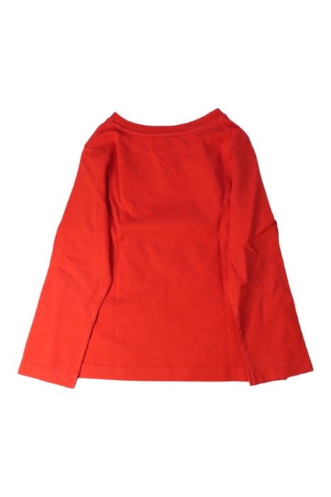 A Red Long Sleeve T Shirts from Jacadi in size 4T for boy. (Back View)