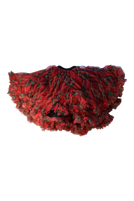 A Red Tulle Skirts from Angel's Face in size 5T for girl. (Back View)