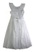 A White Sleeveless Dresses from Jacadi in size 8Y for girl. (Front View)