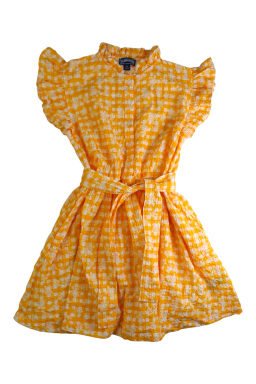 A Orange Sleeveless Dresses from Vilebrequin in size 8Y for girl. (Front View)