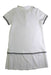 A White Short Sleeve Dresses from Momonittu in size 8Y for girl. (Back View)