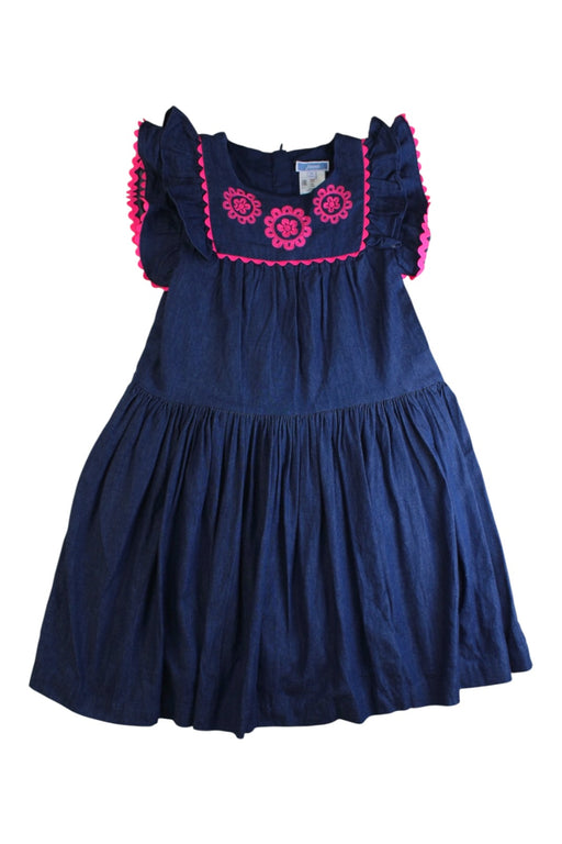 A Navy Sleeveless Dresses from Jacadi in size 8Y for girl. (Front View)
