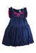 A Navy Sleeveless Dresses from Jacadi in size 8Y for girl. (Front View)