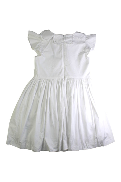 A White Sleeveless Dresses from Jacadi in size 8Y for girl. (Back View)
