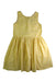 A Yellow Sleeveless Dresses from Polo Ralph Lauren in size 8Y for girl. (Front View)
