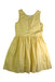 A Yellow Sleeveless Dresses from Polo Ralph Lauren in size 8Y for girl. (Back View)