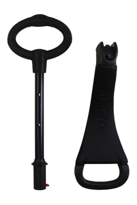 A Black Scooters Rollerblades & Skateboards from Micro in size O/S for neutral. (Front View)