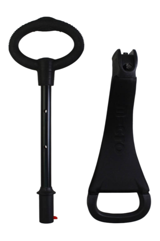 A Black Scooters Rollerblades & Skateboards from Micro in size O/S for neutral. (Front View)