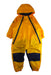 A Yellow Rain Jackets from Tuffo in size 2T for neutral. (Front View)