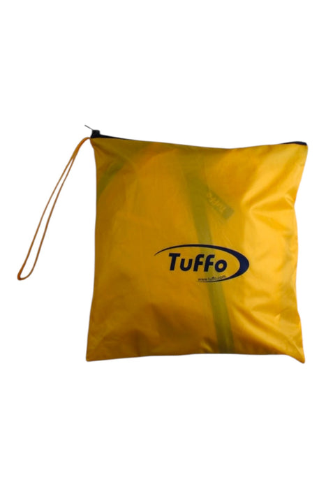 A Yellow Rain Jackets from Tuffo in size 2T for neutral. (Back View)