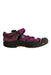 A Purple Sandals from Keen in size 6T for girl. (Front View)