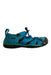 A Blue Sandals from Keen in size 4T for neutral. (Front View)