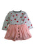 A Pink Long Sleeve Dresses from Boden in size 2T for girl. (Front View)