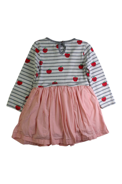 A Pink Long Sleeve Dresses from Boden in size 2T for girl. (Back View)