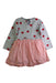 A Pink Long Sleeve Dresses from Boden in size 2T for girl. (Back View)