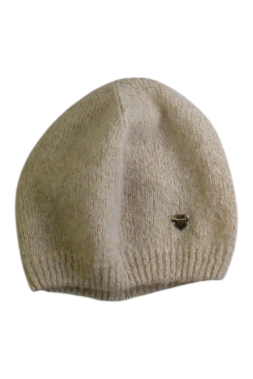 A Beige Beanies from Armani in size 0-3M for girl. (Front View)
