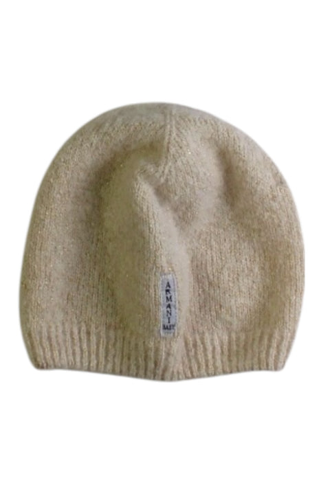 A Beige Beanies from Armani in size 0-3M for girl. (Back View)