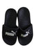 A Black Slippers from Puma in size 6T for boy. (Back View)