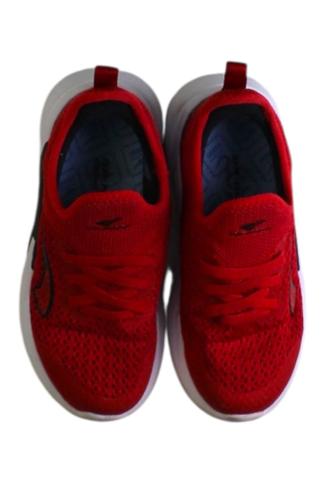 A Red Sneakers from Dr. Kong in size 5T for boy. (Back View)
