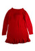A Red Sweater Dresses from Chickeeduck in size 4T for girl. (Back View)