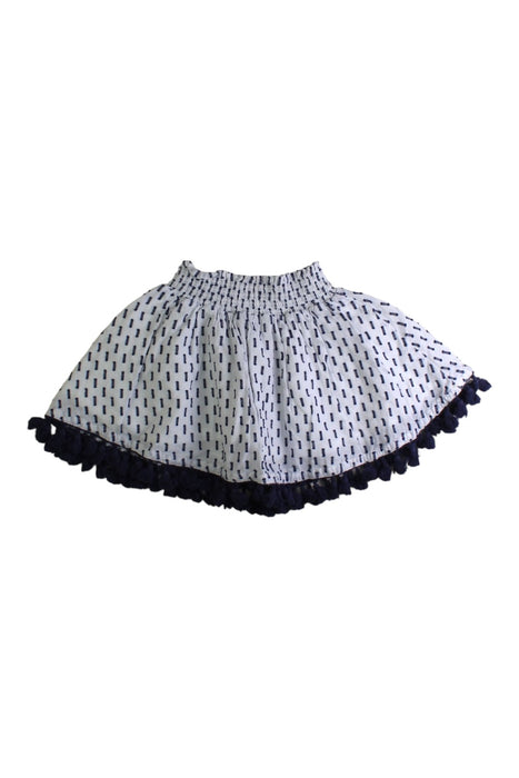 A White Short Skirts from Seed in size 4T for girl. (Back View)