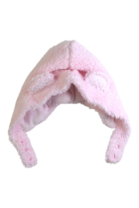 A Pink Winter Hats from Chickeeduck in size 2T for girl. (Front View)