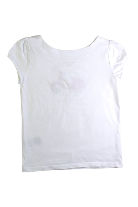 A White Short Sleeve Tops from Janie & Jack in size 7Y for girl. (Back View)