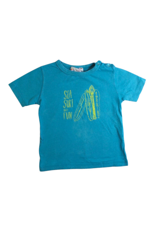 A Blue Short Sleeve T Shirts from Bonpoint in size 6-12M for boy. (Front View)