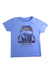 A Blue Short Sleeve T Shirts from Mayoral in size 4T for boy. (Front View)