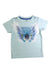 A Blue Short Sleeve T Shirts from Tea in size 4T for boy. (Front View)
