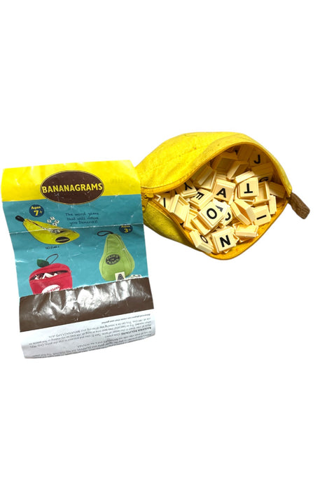 A Yellow Educational Games & Activity Sets from Bananagrams in size 6T for neutral. (Back View)