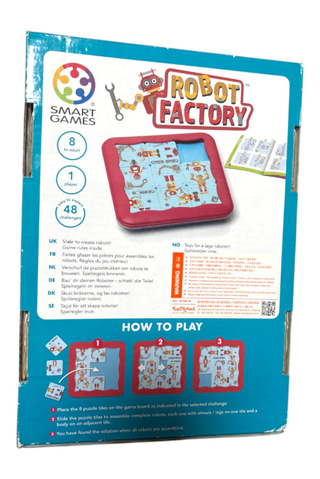 A Blue Board Games & Puzzles from Smart Games in size 8Y for neutral. (Back View)