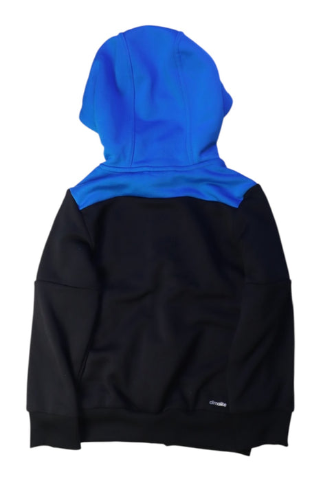 A Black Lightweight Jackets from Adidas in size 5T for boy. (Back View)