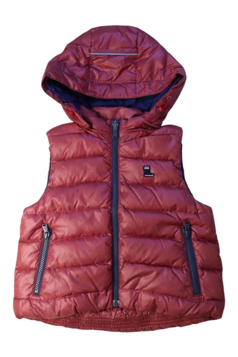 A Red Outerwear Vests from Aigle in size 6T for neutral. (Front View)