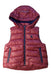 A Red Outerwear Vests from Aigle in size 6T for neutral. (Front View)