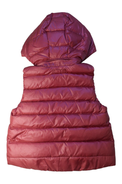 A Red Outerwear Vests from Aigle in size 6T for neutral. (Back View)