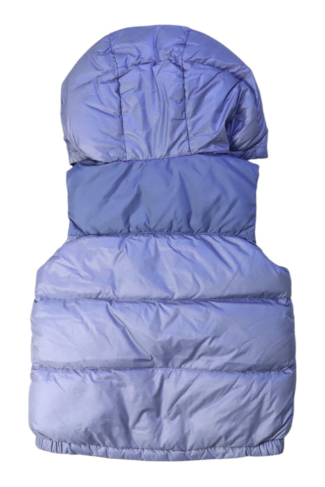 A Blue Outerwear Vests from Moncler in size 18-24M for boy. (Back View)