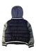 A Navy Puffer/Quilted Jackets from Moncler in size 3T for boy. (Back View)