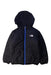 A Black Puffer/Quilted Jackets from The North Face in size 4T for boy. (Front View)