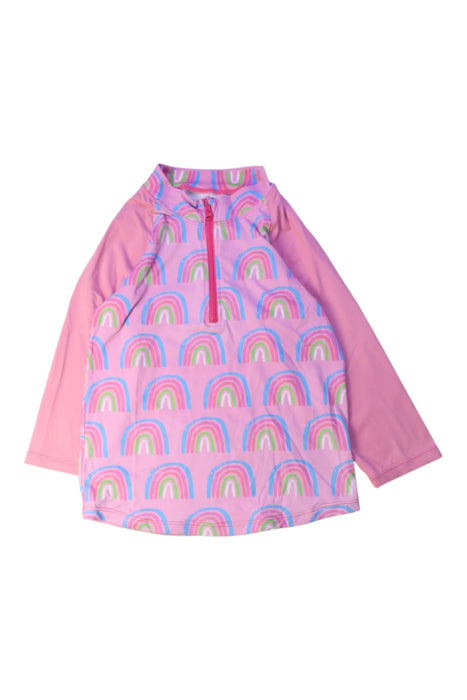A Pink Rash Guards from Hatley in size 7Y for girl. (Front View)